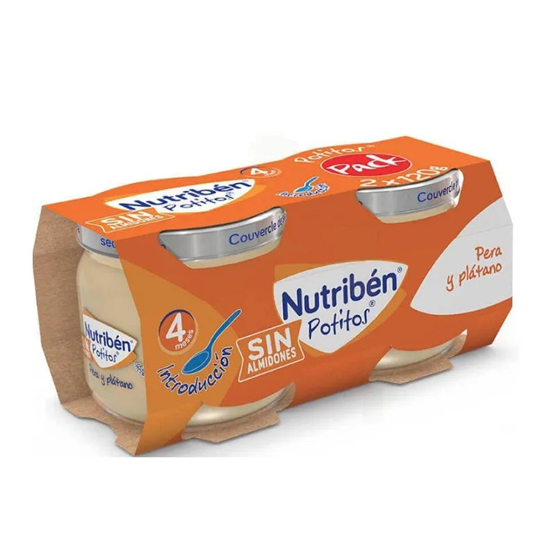 NUTRIBEN NUTRIBEN Gläschen Banane Mandarine Birne und Keks 2 x 190 g Kosmetik