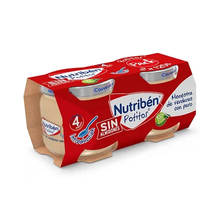 NUTRIBEN NUTRIBEN Bipack Einführung Gemüse mit Pute 120 g Kosmetik Produkt