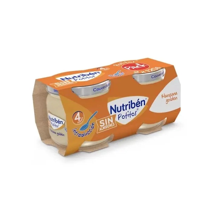 NUTRIBEN NUTRIBEN Goldener Apfel Potito 2 x 120 g Babynahrung Kosmetik