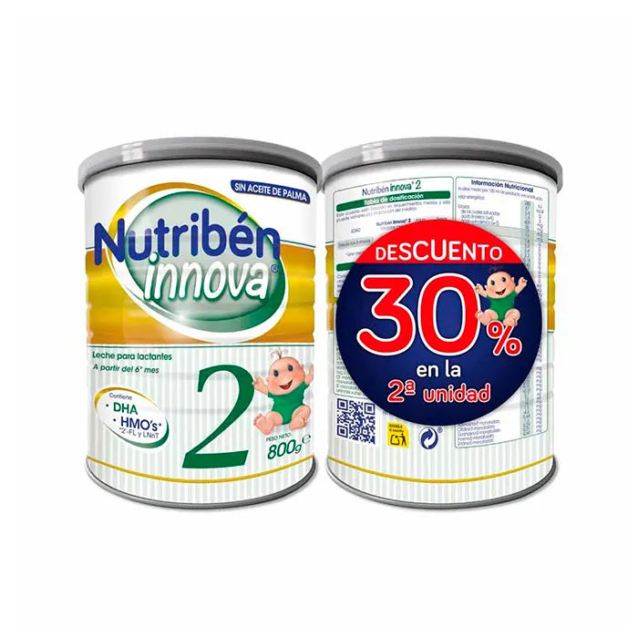 NUTRIBEN Nutriben Duplo Innova Babynahrung 2 x 800 g Packung Kosmetik
