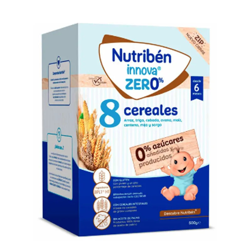 NUTRIBEN NUTRIBEN Nutribén Innova 8 Getreide 0% Babynahrung 500 g Packung Kosmetik