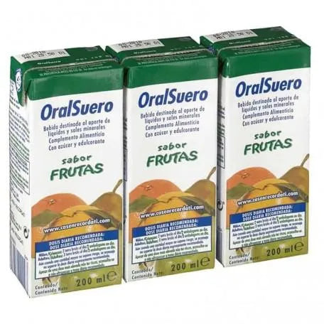 BIORAL BIORAL Casen Oralsuero Frucht 200 ml Pack 3 Stück Kosmetik