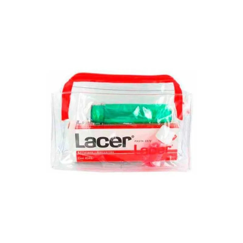 LACER LACER Reise-Set mit Zahnpasta, Zahnbürste und Kosmetiktasche