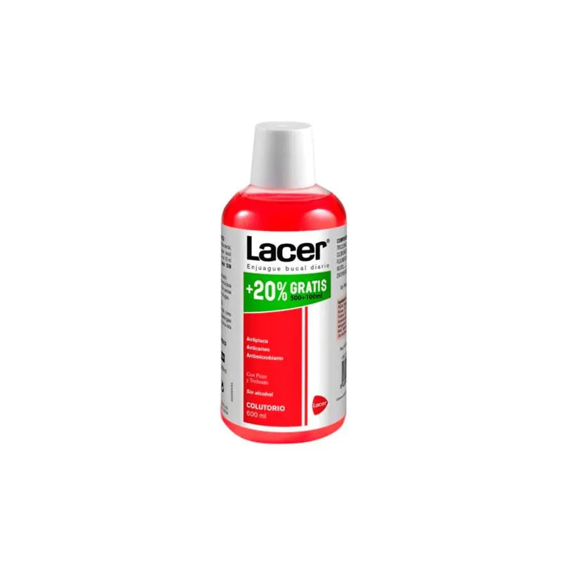 LACER LACER Mundwasser 500 ml plus 100 ml Zusatzflasche Kosmetik