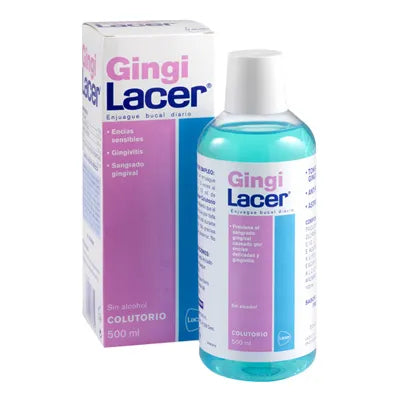 LACER LACER Mundwasser ohne Alkohol alkoholfreies Mundspülung Produkt Kosmetik