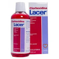 LACER LACER Chlorhexidin Mundspülung 500 ml antibakterielle Mundspülung Conditioner