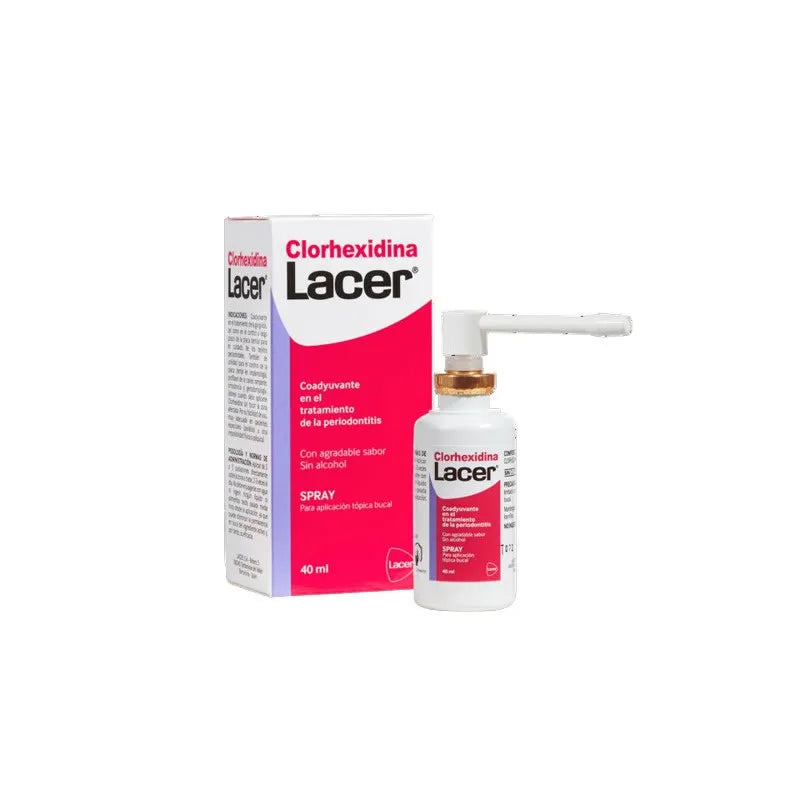 LACER LACER Chlorhexidin Spray 40 ml antibakterielles Hautdesinfektionsmittel Kosmetik