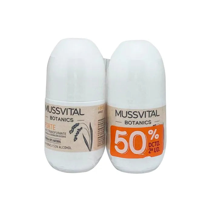 MUSSVITAL MUSSVITAL Botanics Deo Forte 75 ml Set 2 Einheiten Deodorant