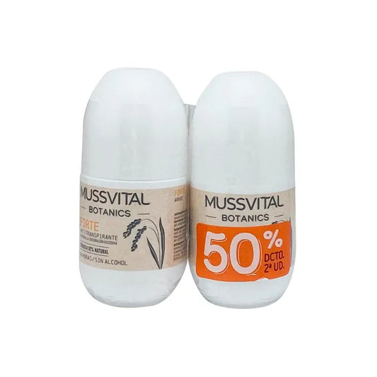 MUSSVITAL MUSSVITAL Botanics Deo Forte 75 ml Set 2 Einheiten Deodorant