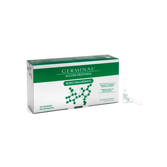 GERMINAL GERMINAL Deep Action Hyaluronsäure 30 Ampullen Hyaluronic Acid Serum Kosmetik