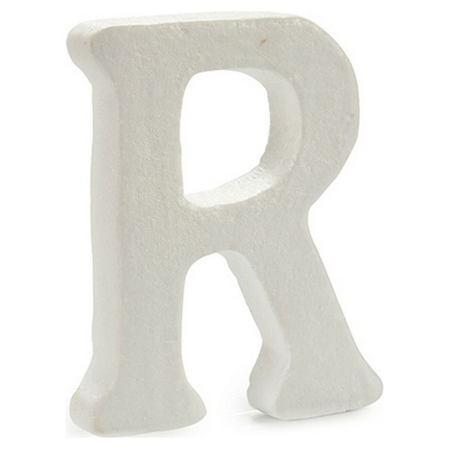 Dekorationsbuchstabe R aus Polystyrol von Pincello, 15 x 12,5 cm
