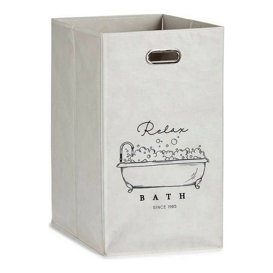 Mehrzweckkorb Berilo Relax Bath Weiß Pappe 60 L 35 x 57 x 35 cm Biegsam