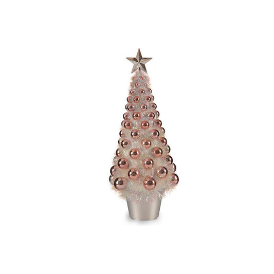 Weihnachtsbaum Krist+ Rosa Polypropylen PET Kunststoff Irisierend 21,5 x 51 x 21,5 cm