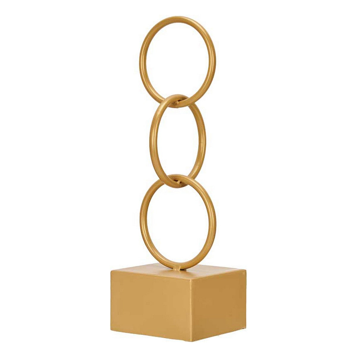 Deko-Figur Gift Decor Gold Ringe 12,5 x 40,5 x 12,5 cm