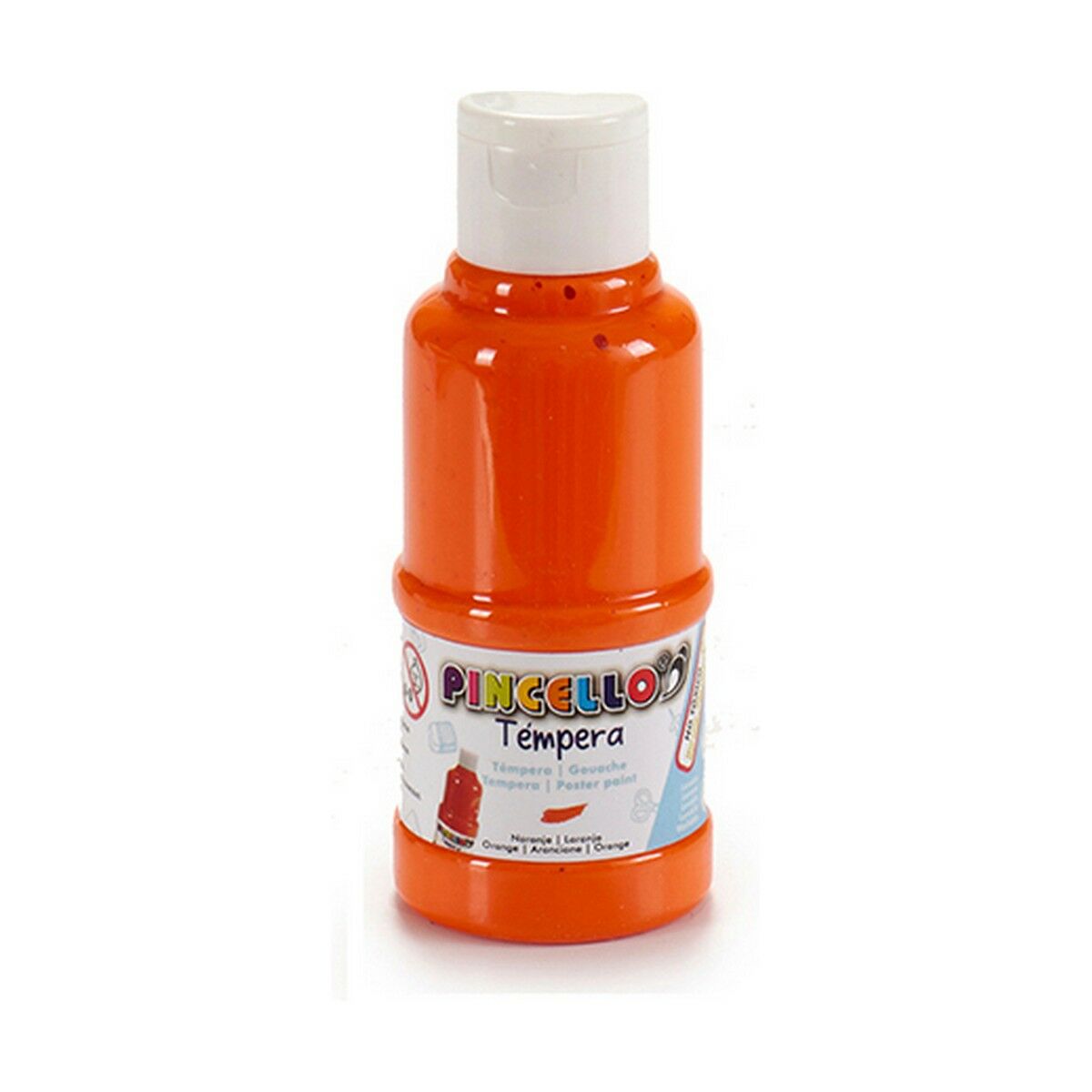 Pincello Tempera Orange 120 ml