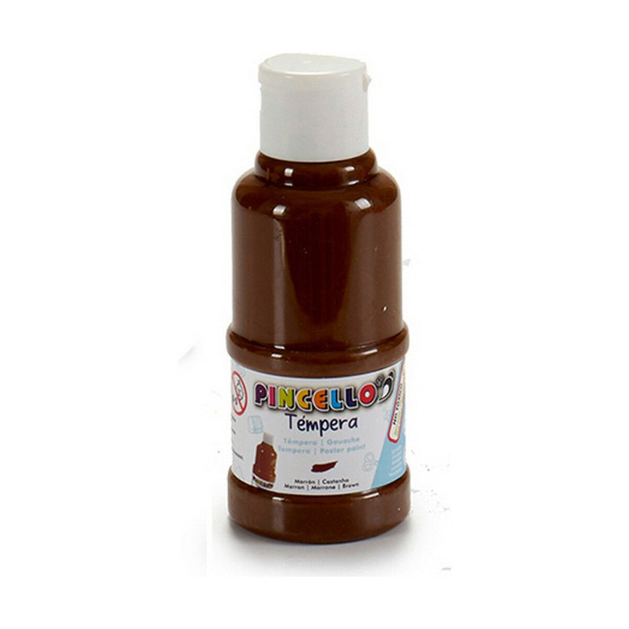 Pincello Tempera braun 120 ml Kunststoffbehälter