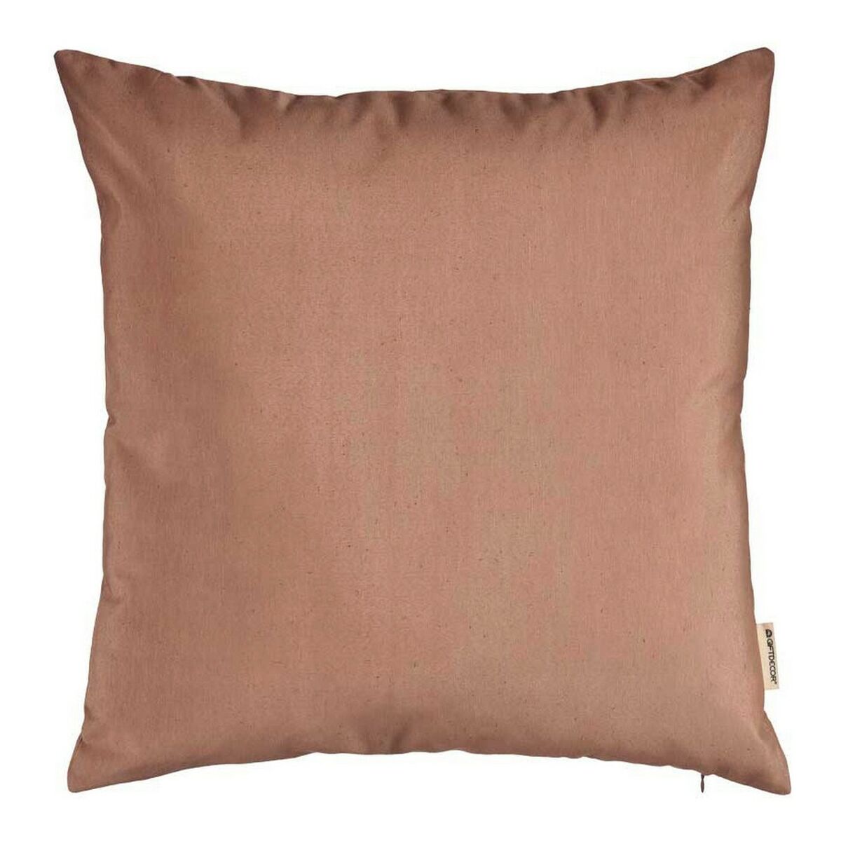 Brauner Gift Decor Kissenbezug mit Reissverschluss – Seitenansicht