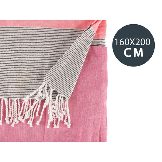 Mehrzweck-Überwurf Gift Decor Rosa 160 x 200 cm 40 x 9 x 8 cm Streifen