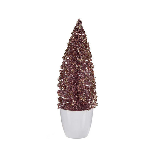 Weihnachtsbaum Krist+ Rosa Gold Kunststoff 9 x 28 x 9 cm klein