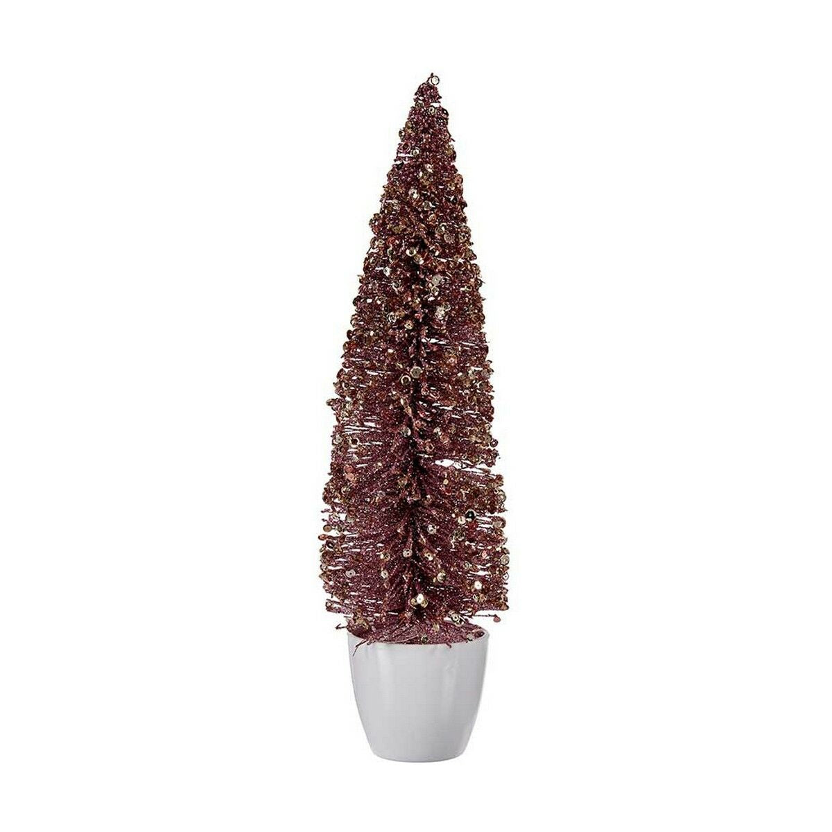 Weihnachtsbaum Krist+ Rosa Gold Kunststoff 10 x 38 x 10 cm