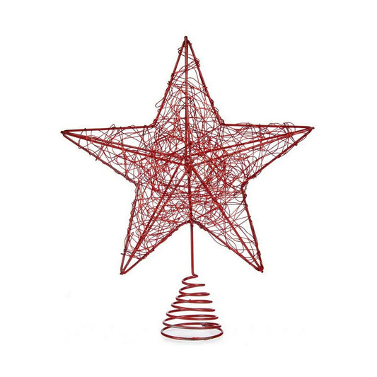Weihnachtsstern Krist+ Rot Stahl Kunststoff