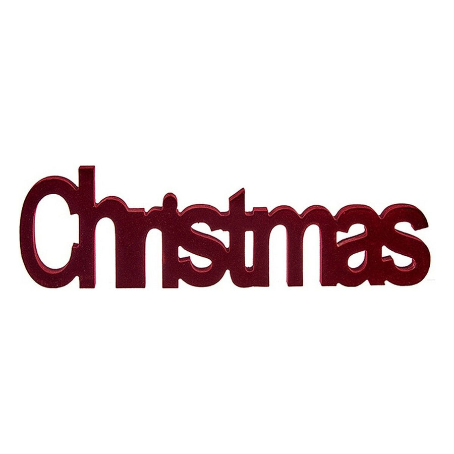 Krist+ Rote Deko-Figur Christmas aus Holz und Samt, 11 x 2,5 x 36,5 cm – Produktansicht