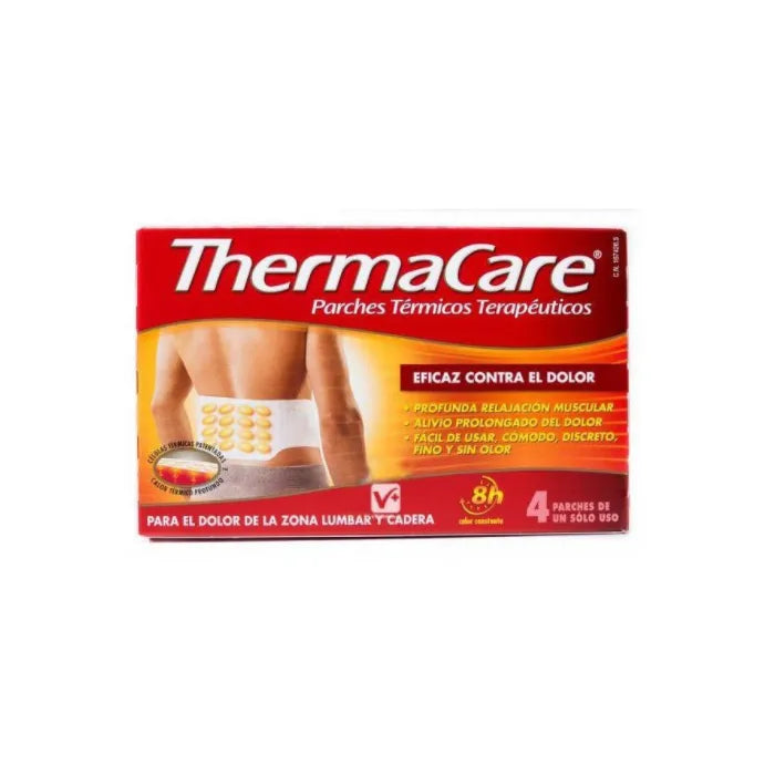 THERMACARE THERMACARE Wärmepflaster für unteren Rücken und Hüfte 4 Stück Kosmetik