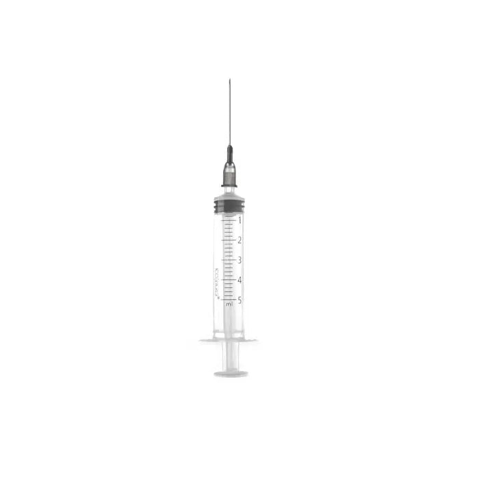 ICO ICO Spritze mit Nadel 0,7 x 30 mm 5 ml G22 1 3/16 für kosmetische Anwendungen Kosmetik