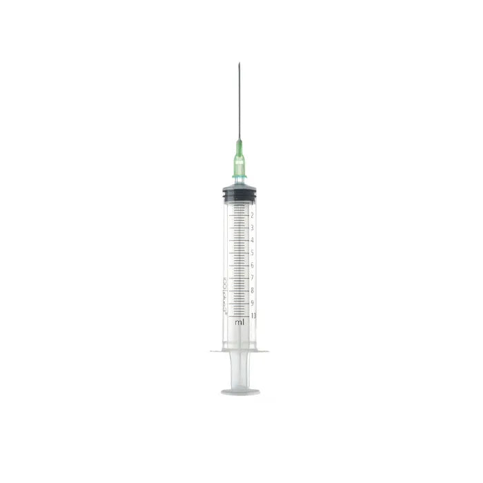ICO ICO Spritze mit Nadel 0,8x40 mm 10 ml G21 11/2 für kosmetische Anwendungen Kosmetik