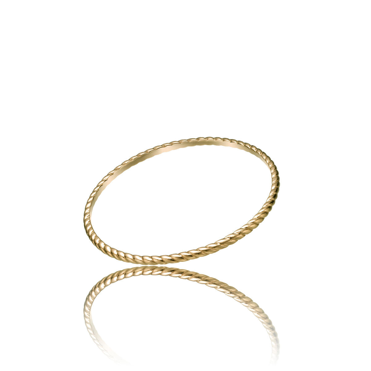 Time Force Damenarmreif TS5126BY goldfarbener Edelstahl – Seitenansicht