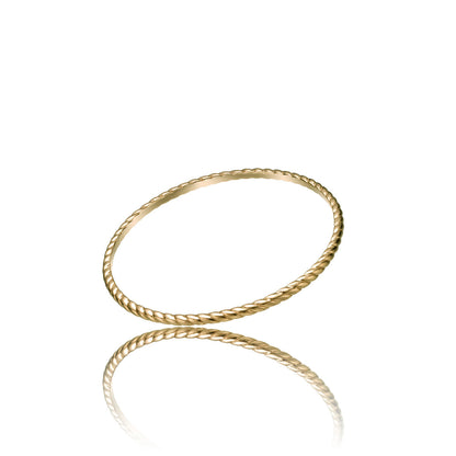 Time Force Damenarmreif TS5126BY goldfarbener Edelstahl – Seitenansicht