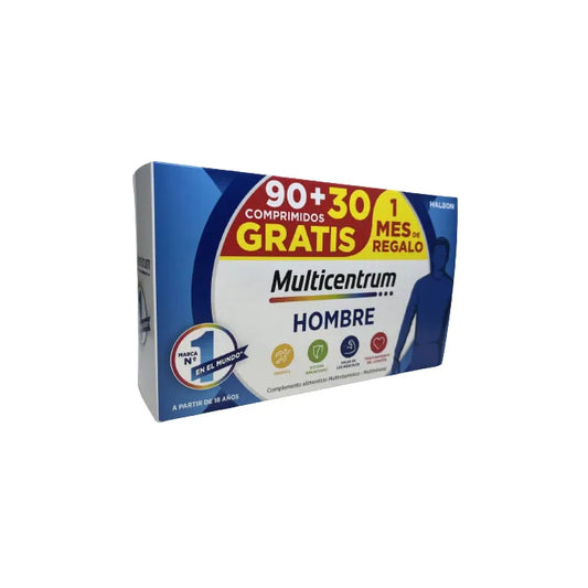 MULTICENTRUM MULTICENTRUM Vitamine für Männer 90+30 Tabletten Multivitamin-Komplex Kosmetik