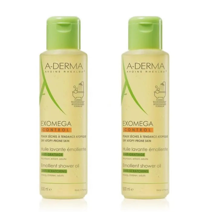 A-DERMA A-DERMA Exomega Duschöl für trockene Haut 2 x 500 ml Kosmetik