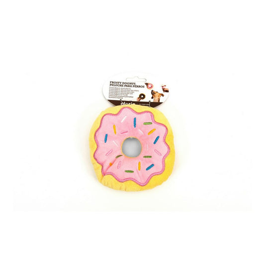 Kuscheltier für Hunde Gloria Frosty 3 x 5 x 14 cm Donut Rosa
