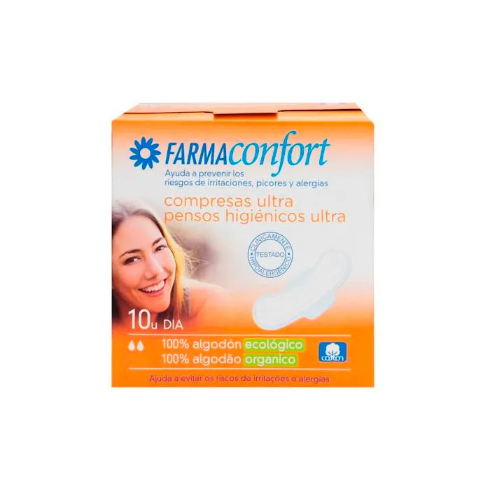 FARMACONFORT FARMACONFORT Flügel Tag Pads 10 Stück Kosmetikpflege Pads