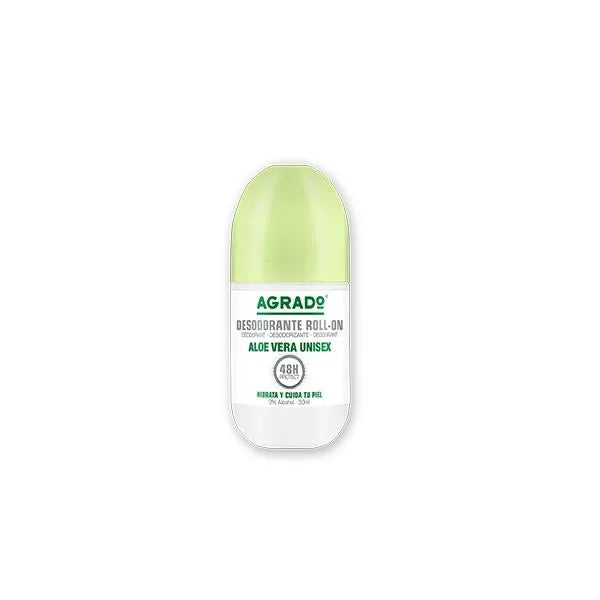 AGRADO AGRADO Desodorante Roll On Aloe Vera 50 ml Deodorant ohne Zusatzstoffe Kosmetik