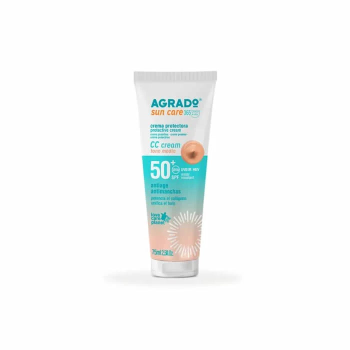 Agrado Protective Cream CC SPF50 Medium 75 ml