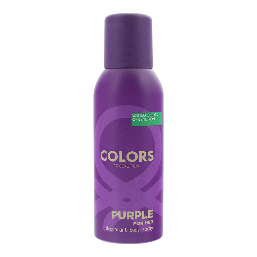 Benetton Benetton, Colors Purple, Langlebig, Floral, Deodorant Spray, Für Frauen, 150 ml Regular