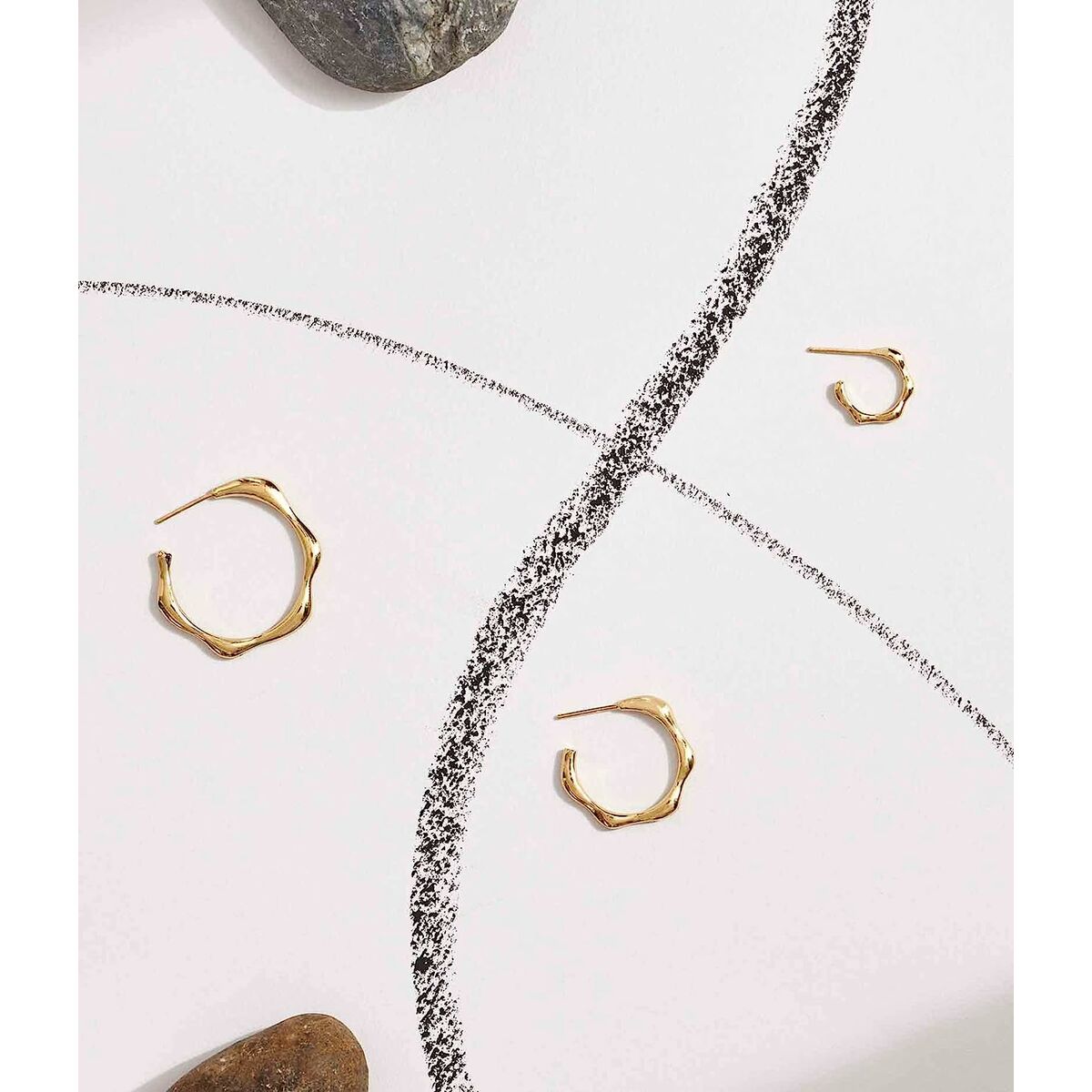 Secrecy Damenohrringe Secrecy Sterlingsilber 3,5 Cm