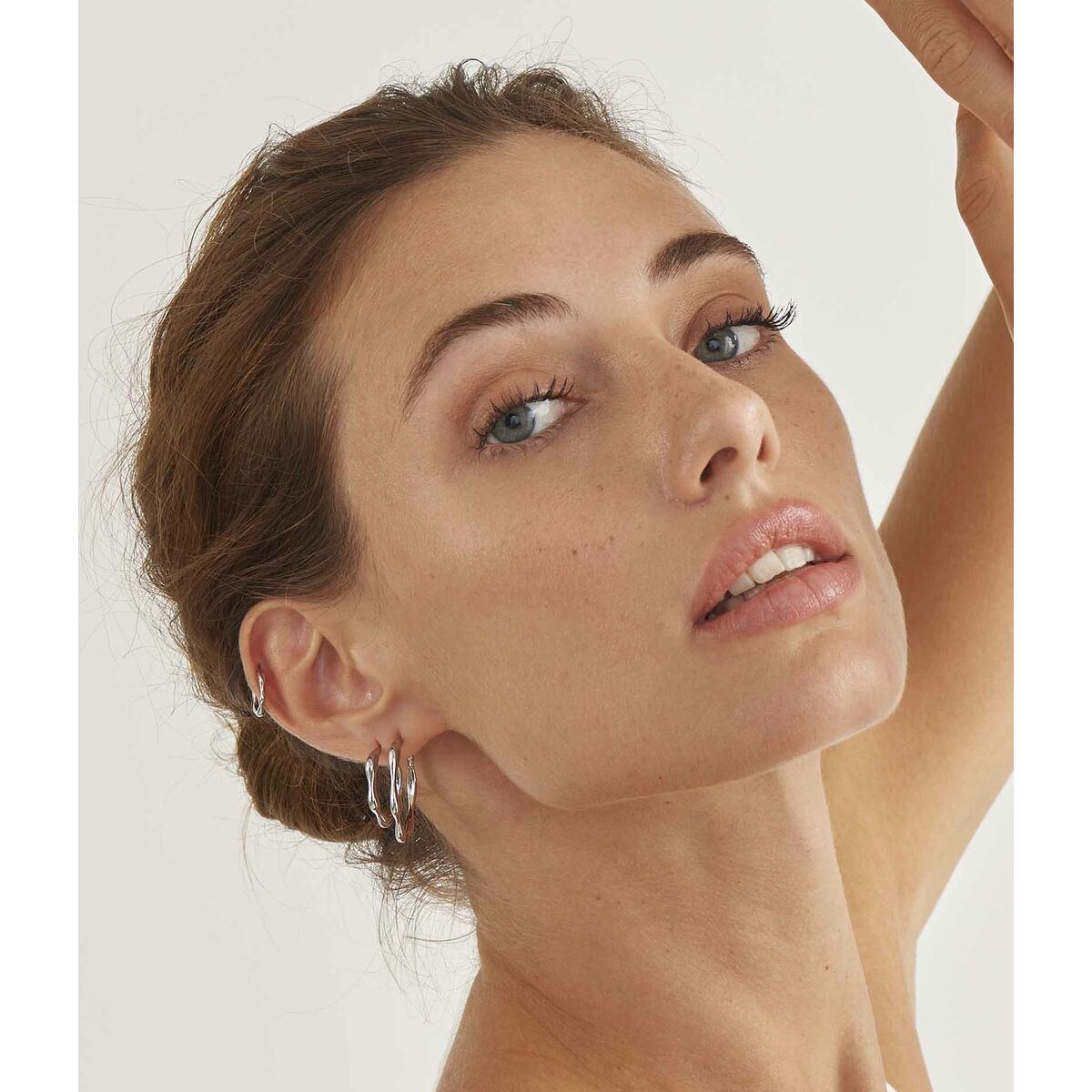 Secrecy Damenohrringe Secrecy Sterlingsilber 2 Cm