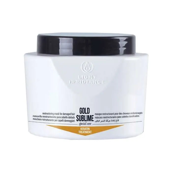 LIGHT IRRIDIANCE LIGHT IRRIDIANCE Gold Sublime Keratin Treatment Maske 500 ml Kosmetik