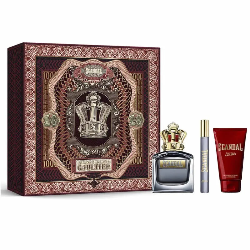 JEAN PAUL GAULTIER Scandal For Him Eau de Toilette Spray 100 ml 3er Set Herrenparfum