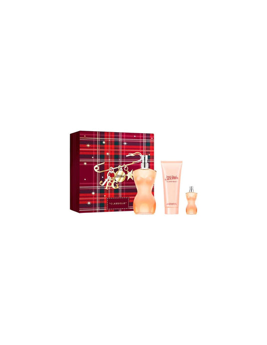 JEAN PAUL GAULTIER Jean Paul Gaultier Classique Set Eau de Toilette 100 ml Body Lotion 75 ml Mini 6 ml Parfüm