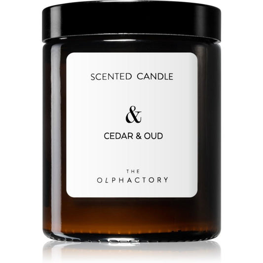 The Olphactory The Olphactory, Cedar & Oud, Holzig, Duftkerze, 135 g Regular