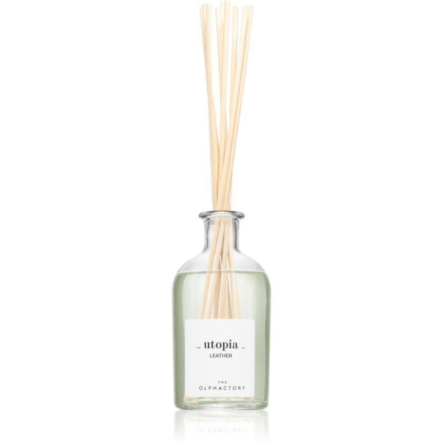 The Olphactory The Olphactory, Utopia Leather, Duftstäbchen, Leather, Aroma-Rattanstäbchen-Diffusor, 250 ml Regular