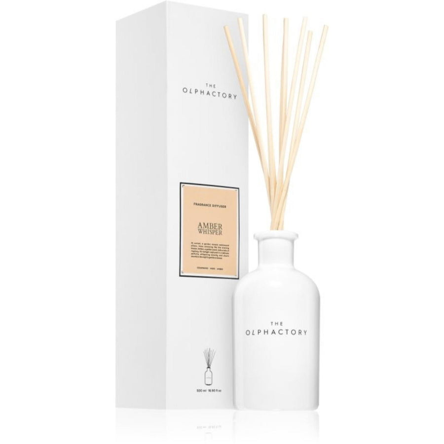 The Olphactory The Olphactory, Amber Whisper, Duftstäbchen, Aroma-Rattanstäbchen-Diffusor, 500 ml Regular