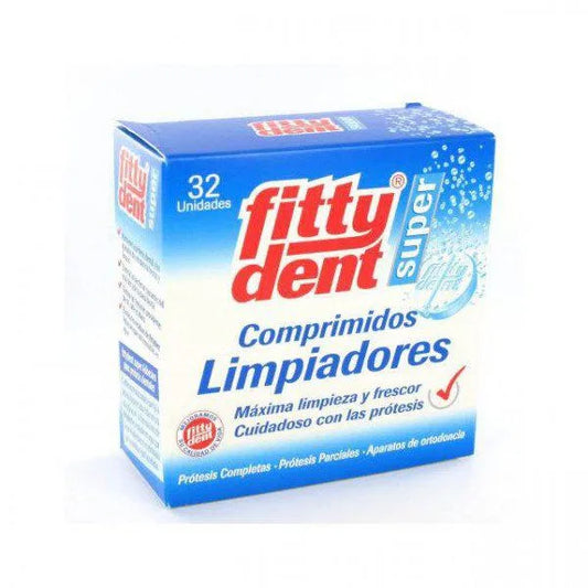 FITTYDENT FITTYDENT Reinigungstabletten für Zahnersatz Comprimidos Limpiadores Kosmetik