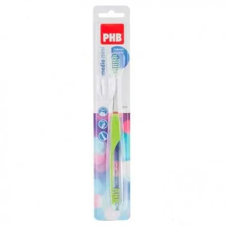 PHB PHB Plus Mini Zahnbürste Medium mittlere Borsten kompakt Kosmetik