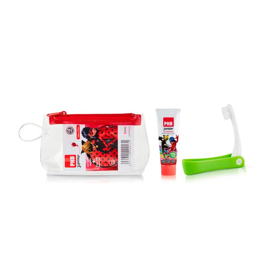 PHB PHB Junior Reisezahnbürste mit Zahnpasta Gel 15 ml Set Kosmetik