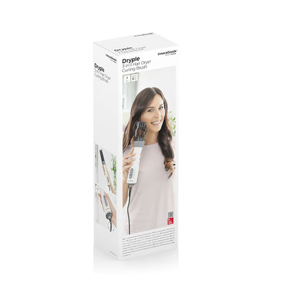 InnovaGoods Dryple 3-in-1-Heissluftbürste 550 W in Weiss und Grau – Ansicht 7